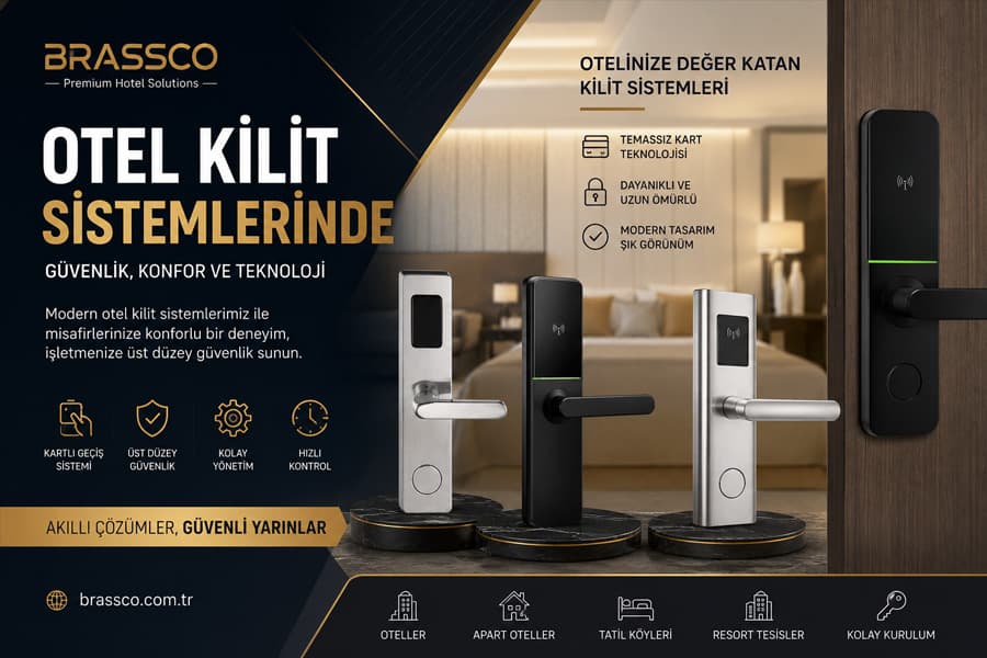 Otel Kilit Sistemlerinde Güvenlik ve Konforu Bir Arada